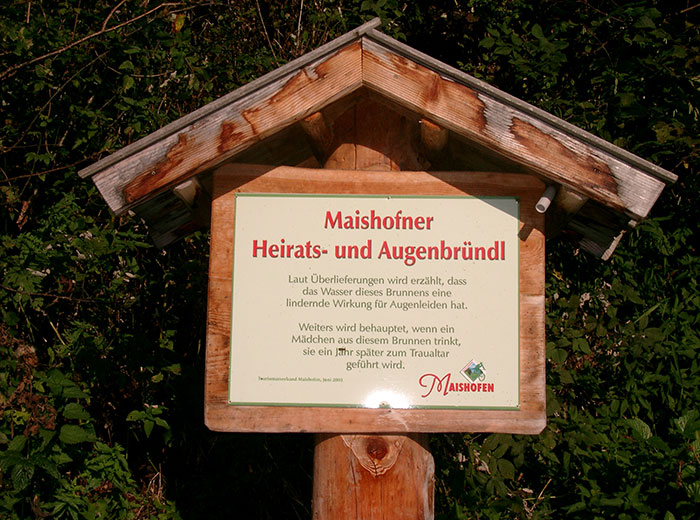 Maishofener Augen- und Heiratsbründl | Hundsteintour 2016
