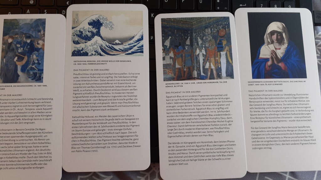 Karten aus dem Kartenset "Malkasten der alten Meister" Midas Verlag