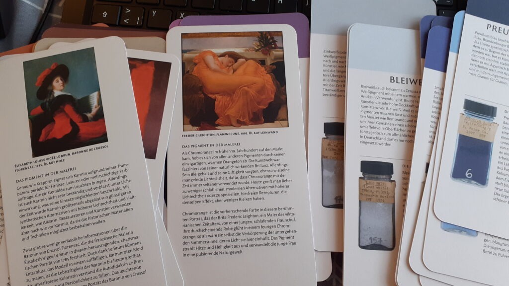 Karten aus dem Kartenset "Malkasten der Meister" Midas Verlag