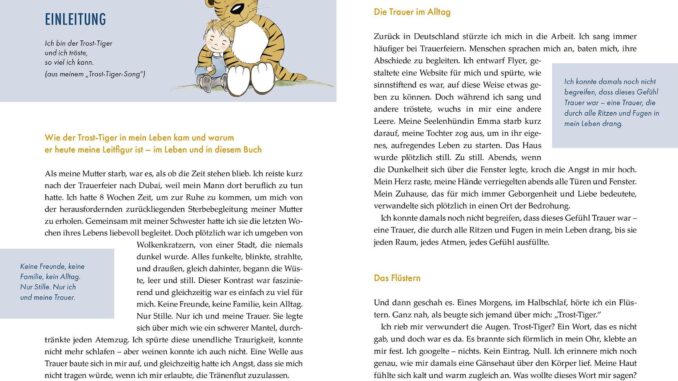 Screenshot aus dem Buch "Ich tröste dich" von Petra Berghaus