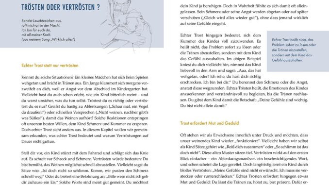 Screenshot aus dem Buch "Ich tröste dich" von Petra Berghaus