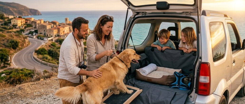 Mietwagen mit Hund