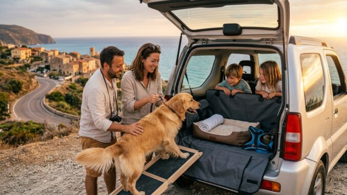 Mietwagen mit Hund